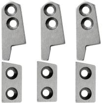 06 Facas Superior Inferior Maq Costurar Saco Sacaria Rafia