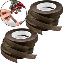 06 Fitas Floral Marrom Artesanato Encapar Arame Flores Folhas 06 Fitas Floral Marrom Artesanato Encapar Arame Flores Folhas