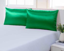 06 Fronhas De Cetim Anti Frizz 70cm X 50cm 6 Unidades