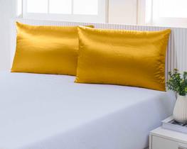 06 Fronhas De Cetim Anti Frizz 70cm X 50cm 6 Unidades