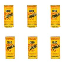 06 Latas Desinfetante Creolina Linhal 900ml cada