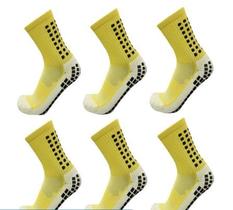 06 Meia Trusox Algodão Calçado Antiderrapante Futebol