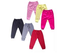 06 Peças - Calça Infantil Tamanhos 1 - 2 - 3 Anos Algodão Roupa De Bebe Criança