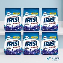 06 Sabão em Pó Iris 800G cada Lava Roupas Lavanderia Envio Imediato