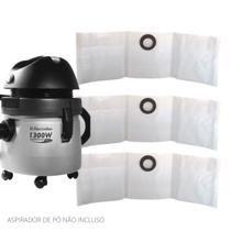 06 Sacos para Aspirador De Pó Electrolux Descartável Hidrovac A10 com Bocal de Encaixe 65 mm