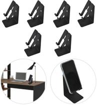 06 Suportes Para Celular Apoiador De Mesa Universal Multiuso