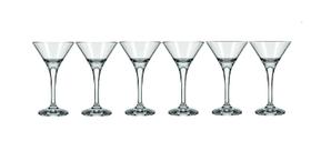 06 Taças Mini Martini 100Ml - Nadir - 7448
