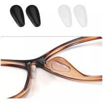 06 Unid. Plaquetas Adesivas Almofada Nariz Armação De Óculos - GHC Acessórios Ópticos