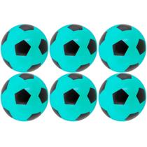 06x Bola De Vinil Pingo Dente De Leite Futebol Kit Atacado