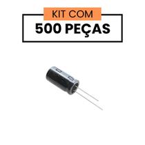 06x11 Eletr 0,47uf50v 85g - Granel - Kit 500 Peças