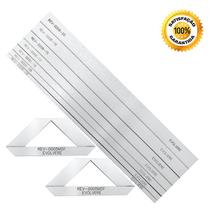 07 Gabaritos 02 Reguas Fio Cabelo Cartonagem Encadernacao BR 07 Gabaritos 02 Reguas Fio Cabelo Cartonagem Encadernacao BR