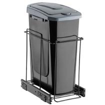 0716 Lixeira 15 Litros Aramado Deslizante Para Armário Cozinha - Schmitt-Preta 0716 Lixeira 15 Litros Aramado Deslizante Para Armário Cozinha - Schmitt-Preta