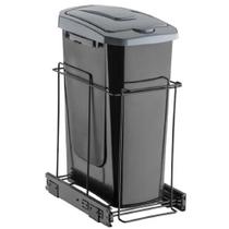 0716 Lixeira 15 Litros Aramado Deslizante Para Armário Cozinha - Schmitt-Preta 0716 Lixeira 15 Litros Aramado Deslizante Para Armário Cozinha - Schmitt-Preta