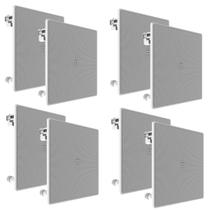 08 Arandelas De Embutir Jbl 6co3q+ Qd 140w 6,5' Gesso Forro