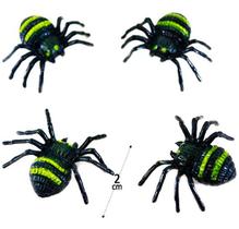 08 Aranhas Brinquedo Plástico Pegadinha Assustar Amigos.
