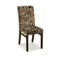 08 Capas Cadeira Jantar Malha Gel Com Elástico - Estampa 18 08 Capas Cadeira Jantar Malha Gel Com Elástico - Estampa 18