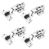 08 Dobradiças Reta Pressão 35mm Portas Móveis Guarda-Roupas 08 Dobradiças Reta Pressão 35mm Portas Móveis Guarda-Roupas