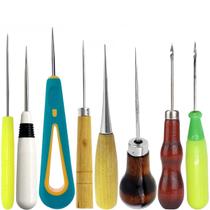 08 Furador Agulhão Manual Sovela Costura Patchwork Couro