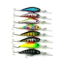 08 Iscas Artificiais Meia Água / Fundo 10cm 7,8g Tucunaré Traíra Dourado Robalo - SKU ISCA 023 - Gudaoshop