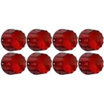 08 Lente Lanterna Lateral Modelo Pudim Vermelh Gf0011vm