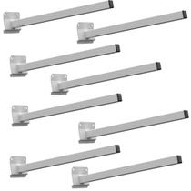 08 SUPORTES REFLETOR BASE INCLINADA BRAÇO 30 cm 08 CJ