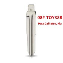 08 TOY38R Lâmina De Chave Remota Virgem De Metal Não Cortada 10 Peças Para Daihatsu Kia Keydiy 08 TOY38R Lâmina De Chave Remota Virgem De Metal Não Cortada 10 Peças Para Daihatsu Kia Keydiy