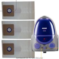 09 Sacos P/ Aspirador De Pó Arno Booly 1600W Descartável