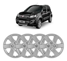 095CB-PTA-U-Jogo de Calota Aro 13 Fiat Uno Way 2013 Grid