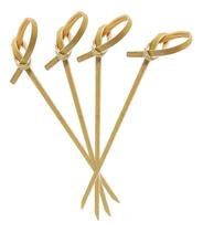 1.000 Espetinho De Bambu 12 Cm Cm Decorar Petiscos Salgados Petisco Casa Cozinha Restaurante Festa Gastronomia oriental