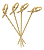 1.000 Espetinho De Bambu 18 Cm Cm Decorar Petiscos Salgados Bege Nó