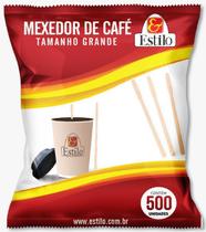 1.000 Mexedor de Bebida Drink Suco Café Chá Madeira 15cm 1.000 Mexedor de Bebida Drink Suco Café Chá Madeira 15cm