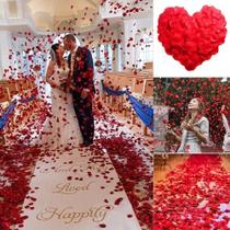 1.000 Pétalas De Rosas Artificiais Vermelha Casamento Noivas 1.000 Pétalas De Rosas Artificiais Vermelha Casamento Noivas