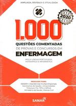 1.000 QUESTOES COMENTADAS DE PROVAS E CONCURSOS EM ENFERMAGEM - 3a ED - 2020 - Sanar -