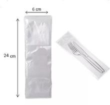 1.000 Un Saco Para Talheres Extrusa 6x24 Transparente 1.000 Un Saco Para Talheres Extrusa 6x24 Transparente
