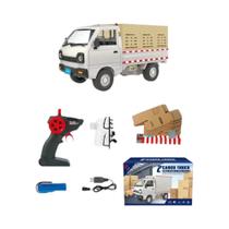 1:10 1:16 Wpl D12 RC Drift Climbing Truck LED Light Haul Cargo Carro De Controle Remoto Brinquedo