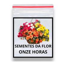 1.100 Sementes Flor Onze Horas/ Portulaca Grande Flora Sortido - SEEDS