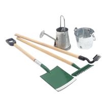 1:12 Mini Conjunto de Ferramentas de Jardim Miniatura Simulação Balde Regador