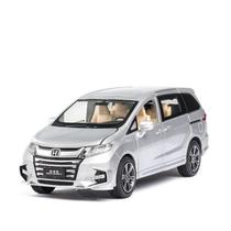 1/32 Honda Odyssey Alloy Die Cast Modelo Toy Car Simulação De luz de som Puxar Para Trás MPV Brinquedos Veículo Diecasts 1/32 Honda Odyssey Alloy Die Cast Modelo Toy Car Simulação De luz de som Puxar Para Trás MPV Brinquedos Veículo Diecasts