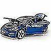 1:32 Presente infantil Tesla Model 3 Alloy Car Model azul 1:32 Presente infantil Tesla Model 3 Alloy Car Model azul