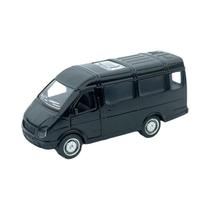 1:34 ônibus van modelo liga puxar para trás brinquedos infantis porta aberta modelo carro