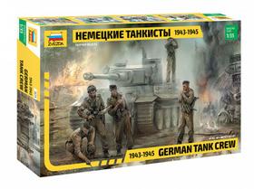 1/35 - german tank crew wwii 1943-45 - zvezda - 3614