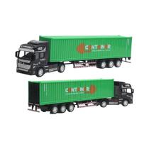 1/48 caminhão contêiner de tamanho grande removível brinquedo de corda presente para crianças 1/48 caminhão contêiner de tamanho grande removível brinquedo de corda presente para crianças