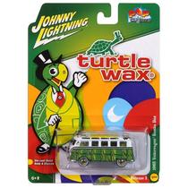 1:64 Johnny Lightning 1968 Window Samba Bus Modelo De Carro Em Liga Metálica Culture Turtle Wax