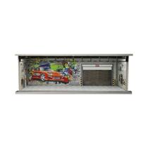 1/64 Modelo De Carro Fundido Iluminação Led Pvc Garagem Diorama Estacionamento Diy Cena Modelo Kit