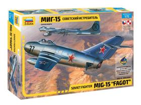 1/72 - soviet fighter mig-15 "fagot" - zvezda - 7317
