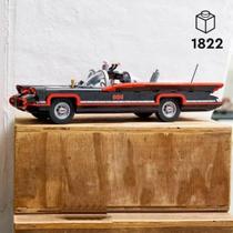 1:8 Escala Lego Batmóvel Modelo De Carro Esportivo Blocos De Construção Série De Filmes Clássicos
