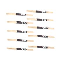 1 a 10 Pares de Baquetas de Jazz 5A e 7A em Nogueira Americana - Peso Consistente