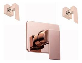 1 Acabamento P/ Monocomando Docol + 2 Acabamento Rose Gold Barcelona 1 Acabamento P/ Monocomando Docol + 2 Acabamento Rose Gold Barcelona