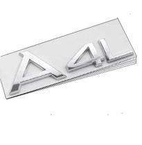 1 Adesivo Emblema Traseiro A4 A4L Audi A 4 L Cromado Abs