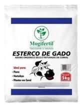 1 Adubo Orgânico Esterco De Gado Boi Curral 5 Kg - Mogifertil